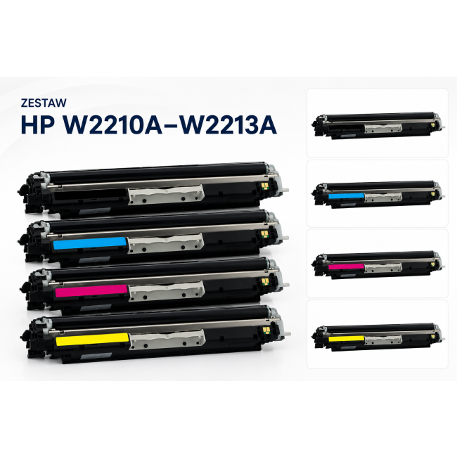 Zestaw tonerów HP W2210A CMYK do drukarek M283 M282
